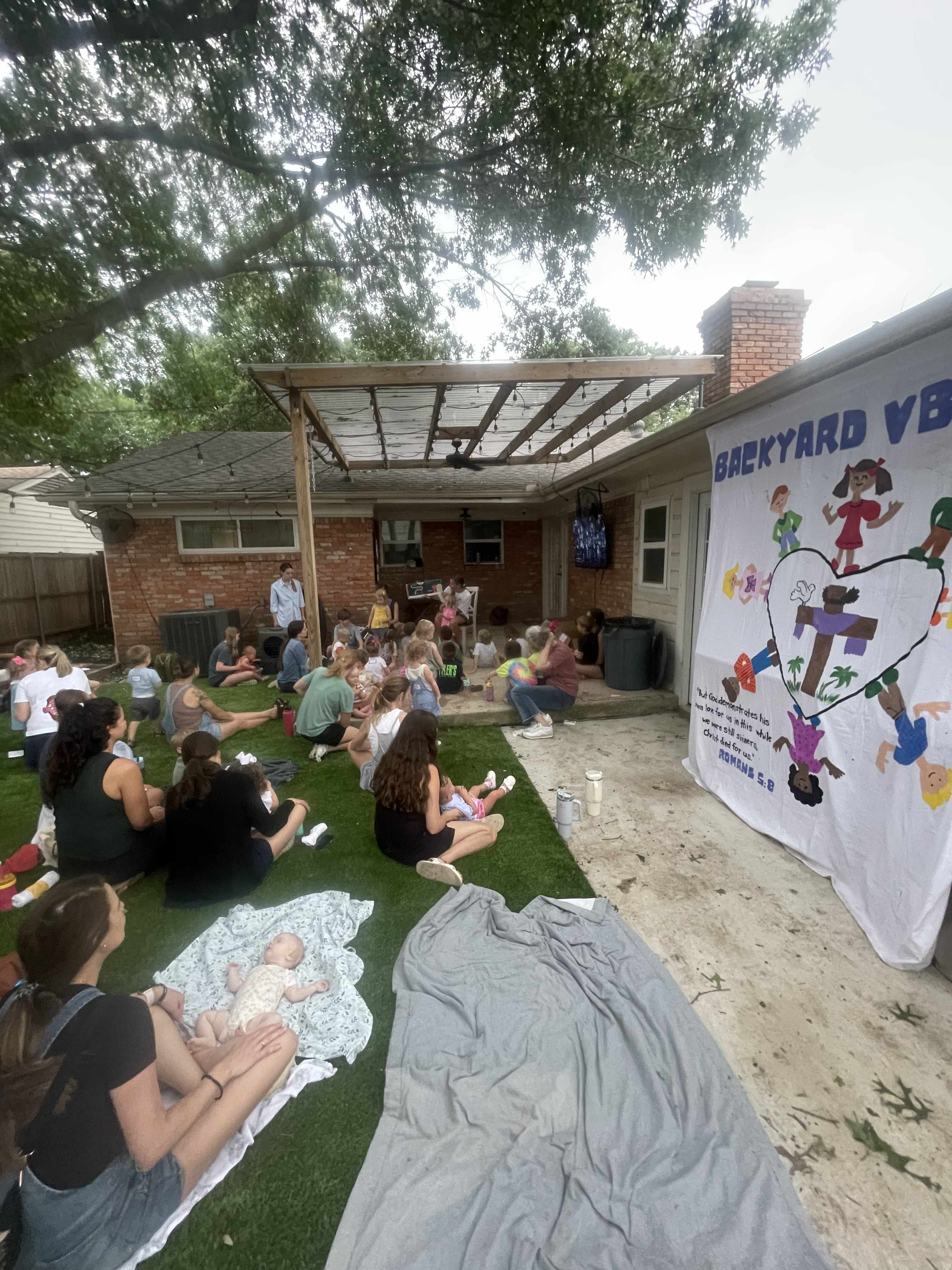 Backyard VBS moment
